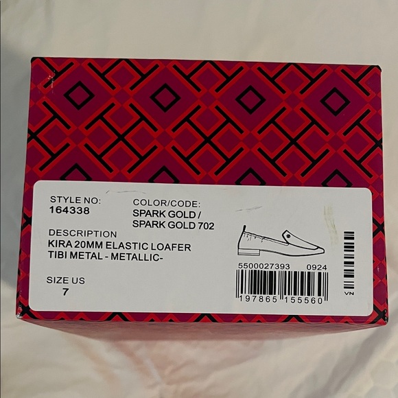 Tory Burch Gold Kira Elastic Loafers - Picture 6 of 6